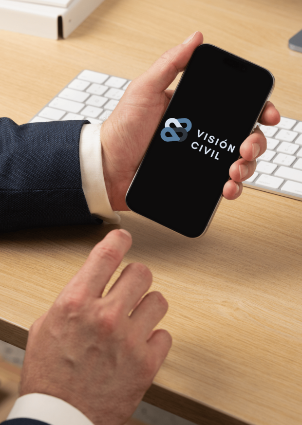 Mobile banking app - Modern UI on smartphone